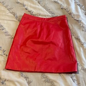 TopShop Faux Leather Skirt